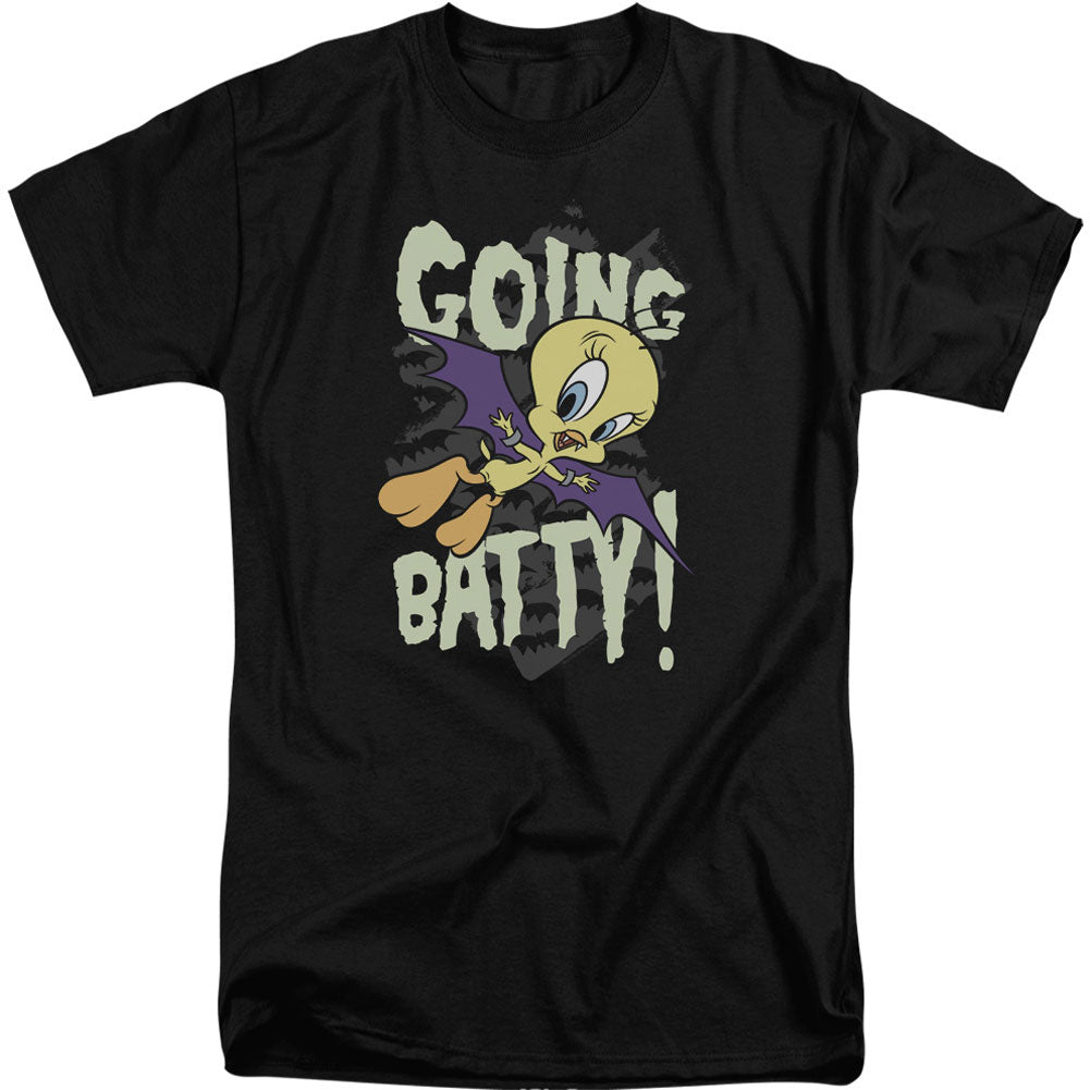 Looney Tunes Going Batty Adult Tall T-shirt Tall Front