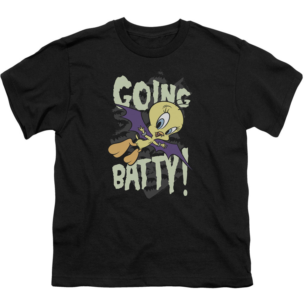 Looney Tunes Going Batty Youth T-shirt Front