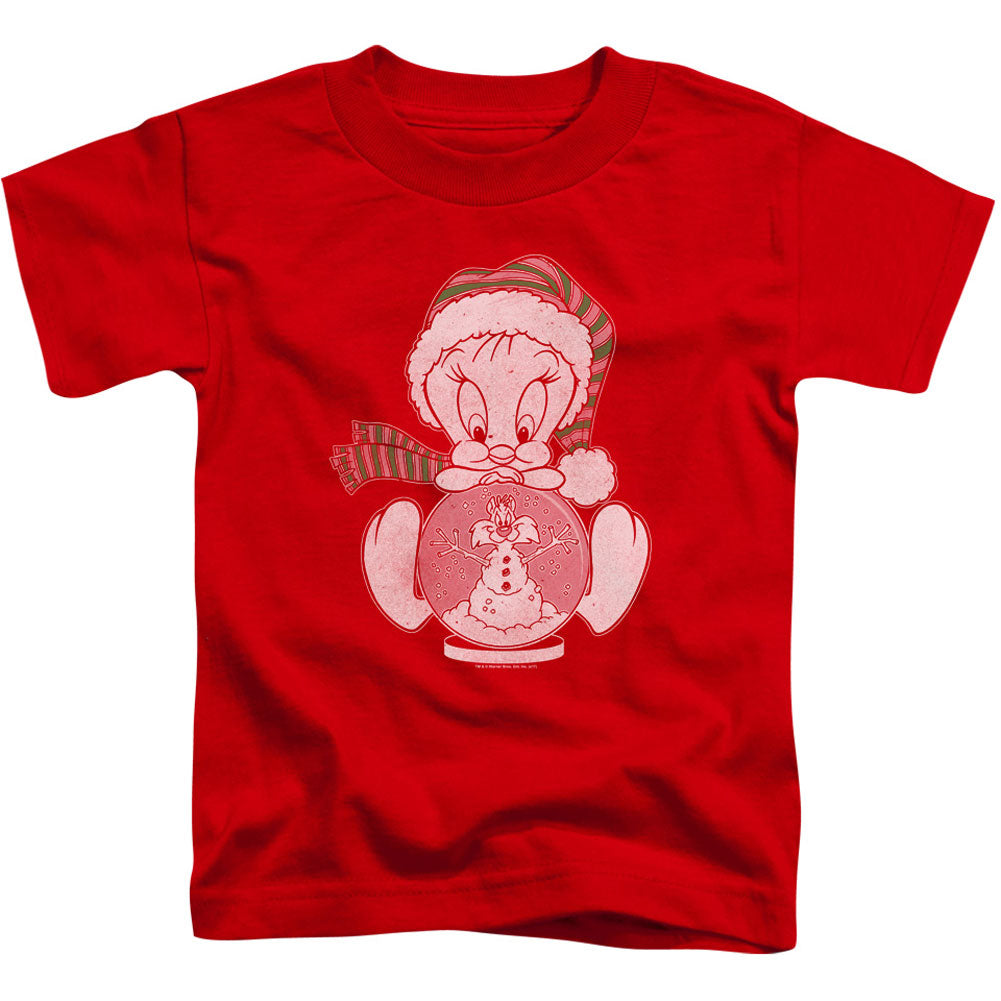 Looney Tunes Tweey Globe Toddler Childrens T-shirt Front