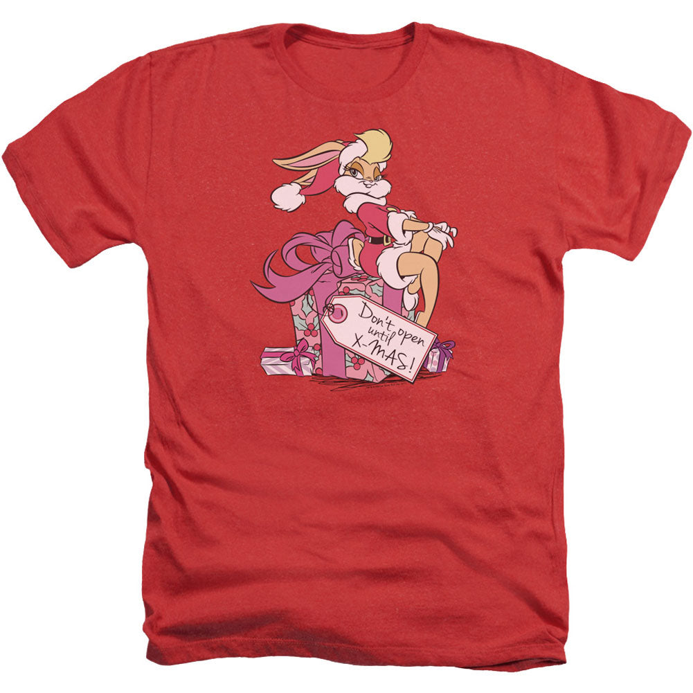 Looney Tunes Lola Present Adult Heather 40% Poly T-shirt Front