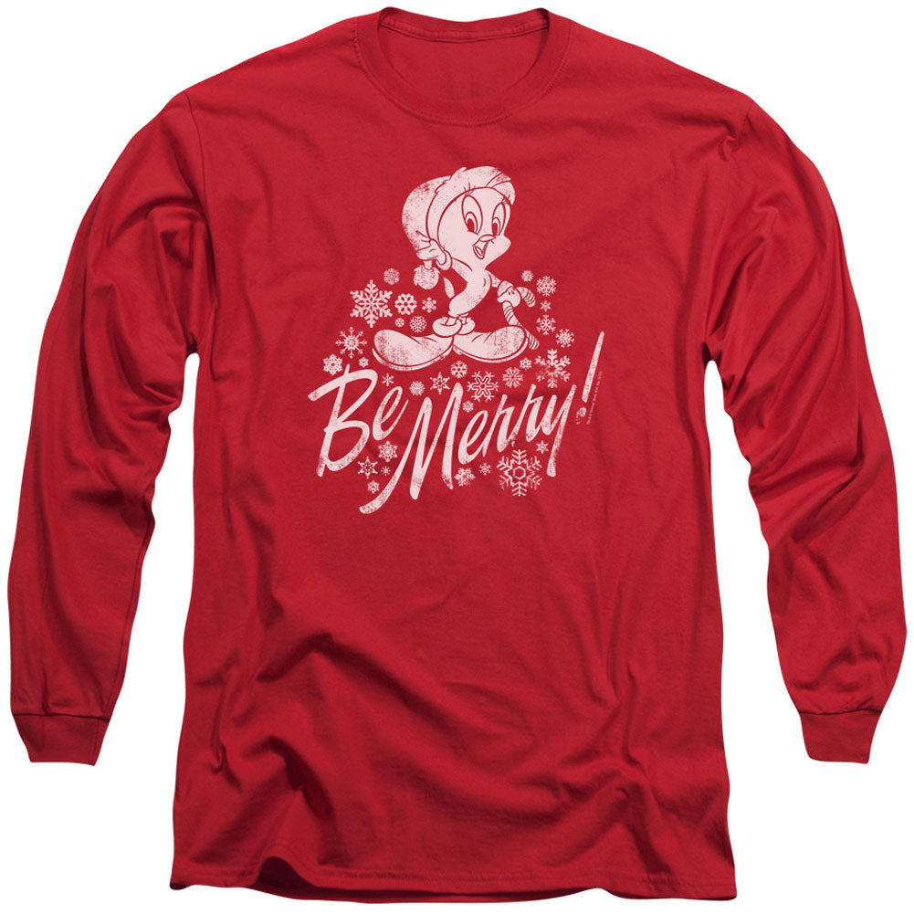 Looney Tunes Merry Tweety Long Sleeve Front