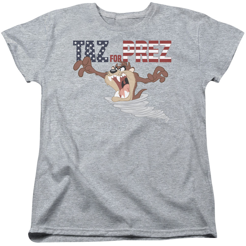 Looney Tunes Taz For Prez 3 Junior Top Front