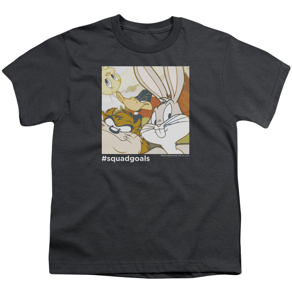 Looney Tunes Squad Goals Youth T-shirt Front