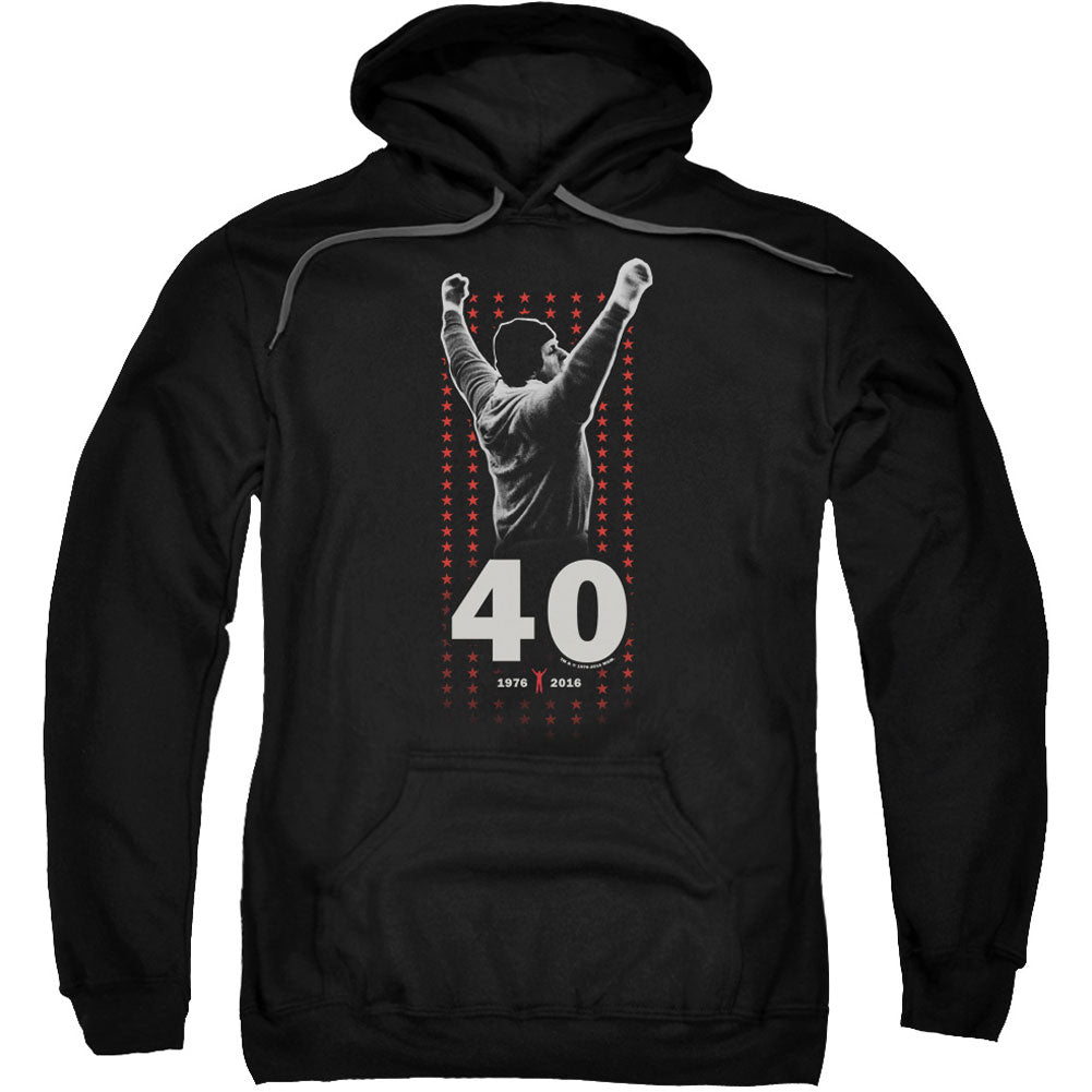 Rocky Stars Adult 25% Poly Hooded Sweatshirt Front