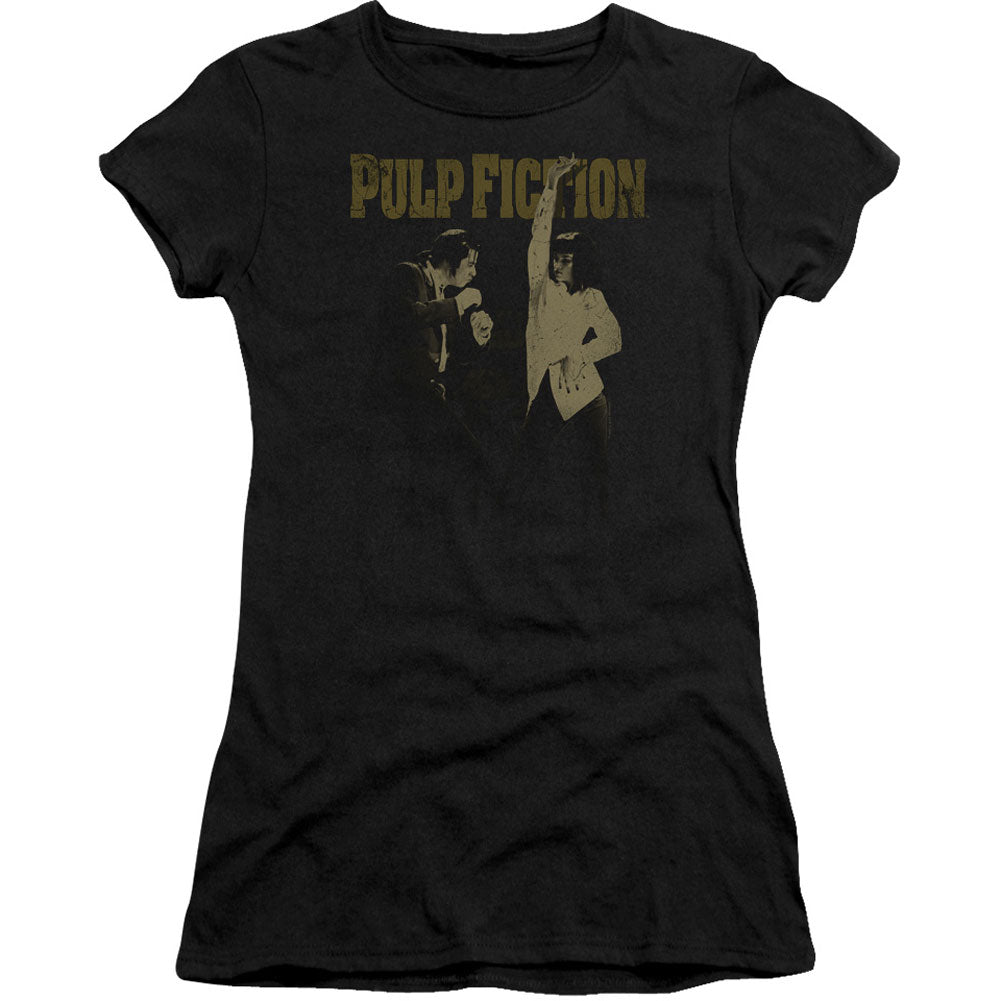 Pulp Fiction I Wanna Dance Cap Sleeve Junior Top