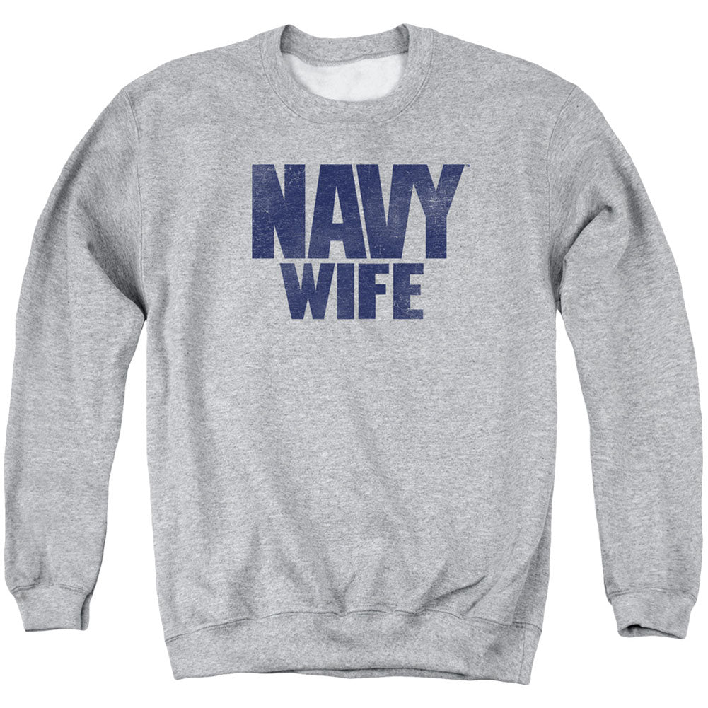 Navy Wife Adult Sweatshirt Front