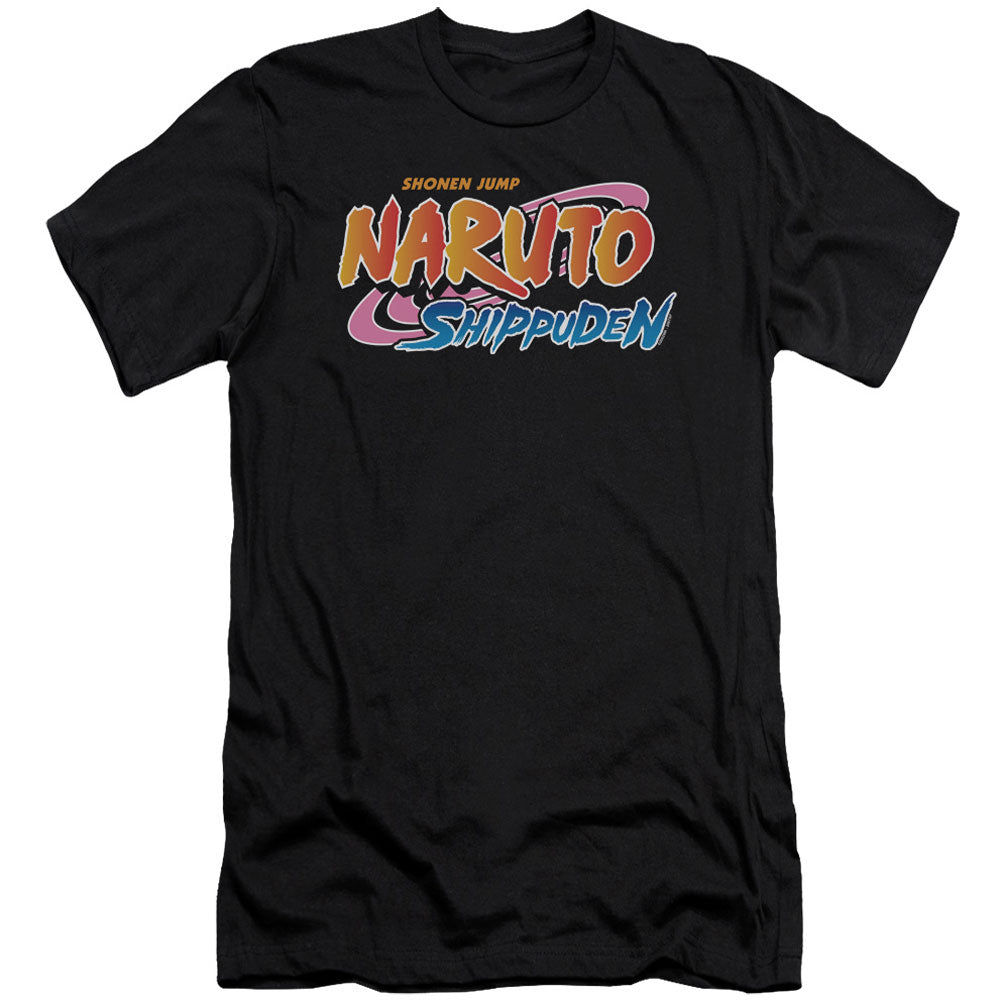 Naruto Logo Adult Slim Fit Slim Fit T-shirt Front