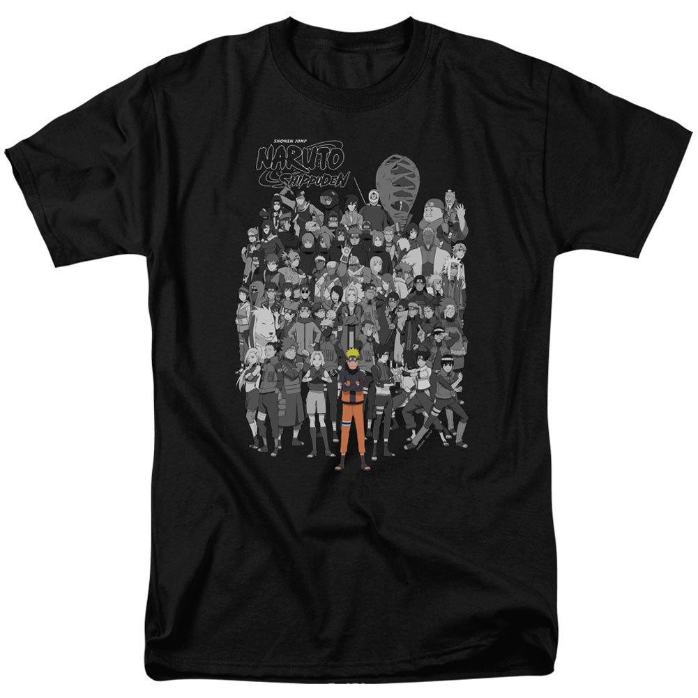 Naruto Characters Adult T-shirt Front