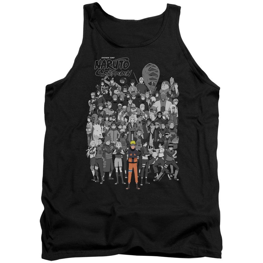 Naruto Characters Mens Tank Front
