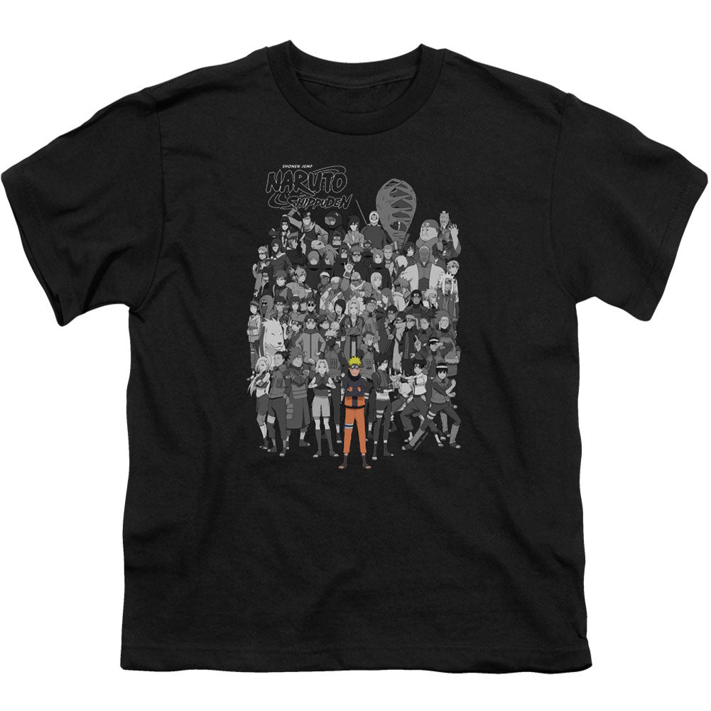 Naruto Characters Youth T-shirt Front