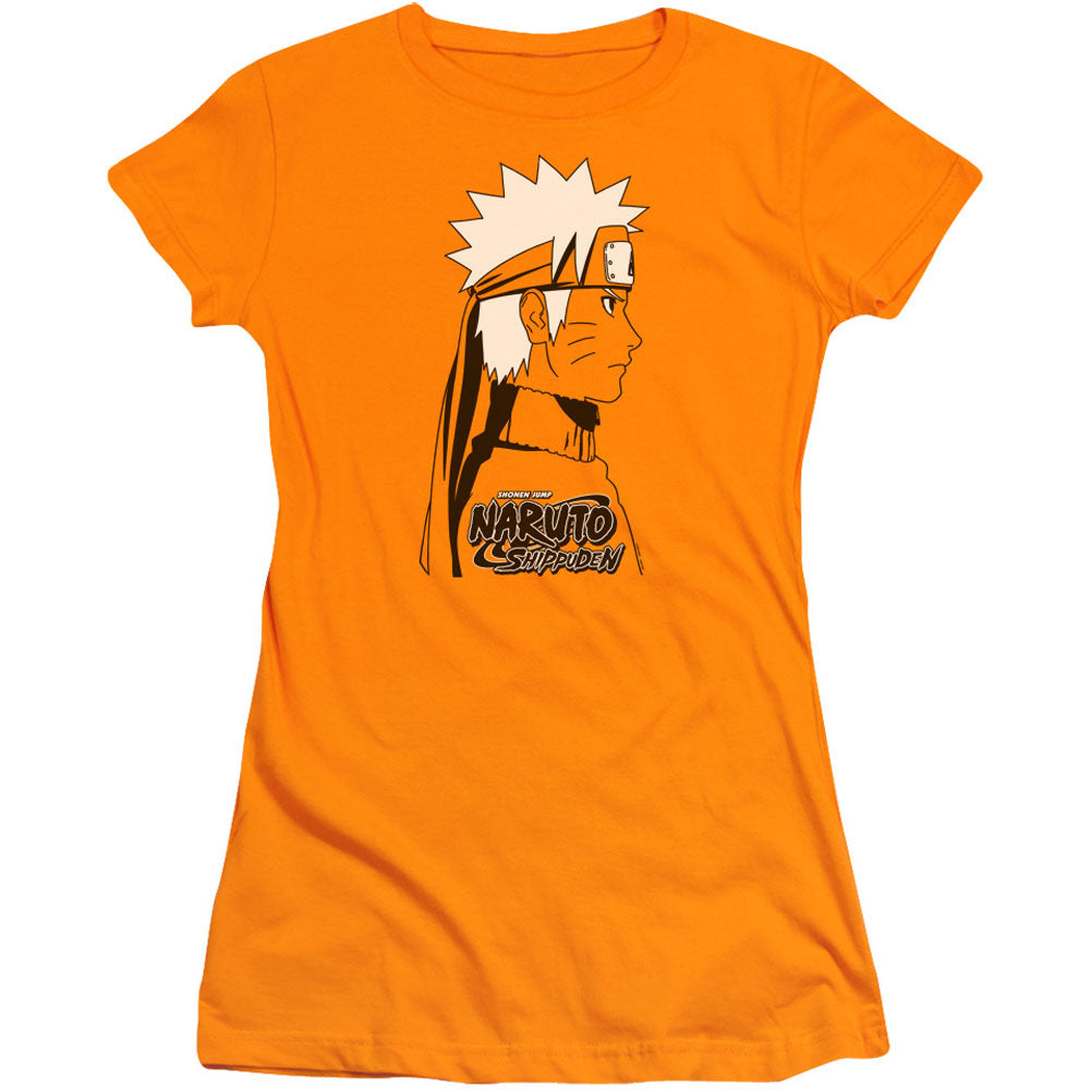 Naruto Distressed Cap Sleeve Junior Top Front