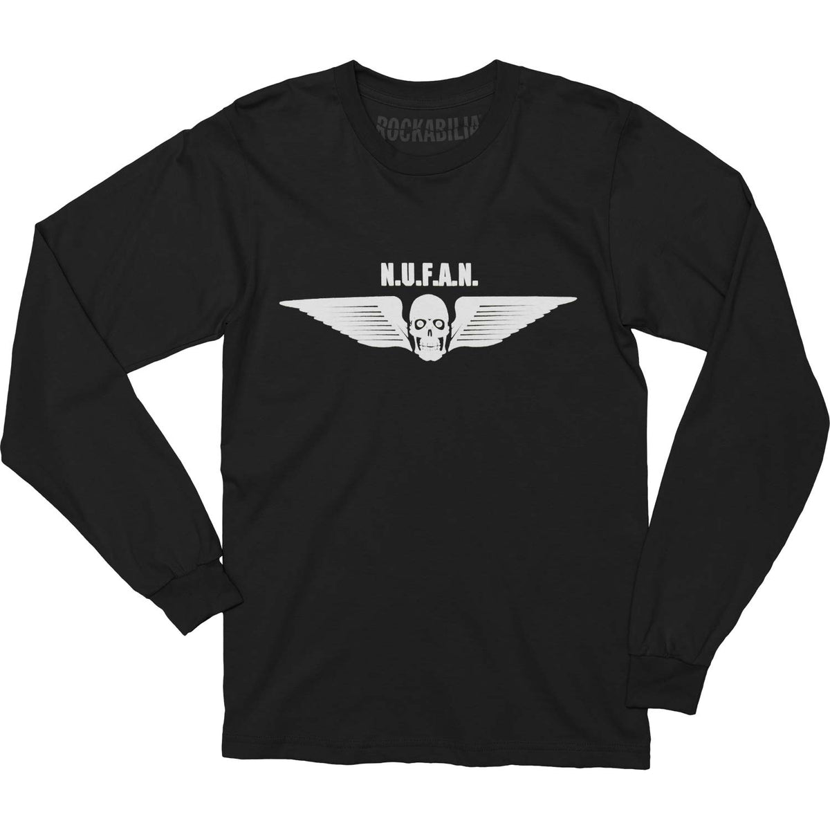 No Use For A Name Winged Skull Logo Long Sleeve Front