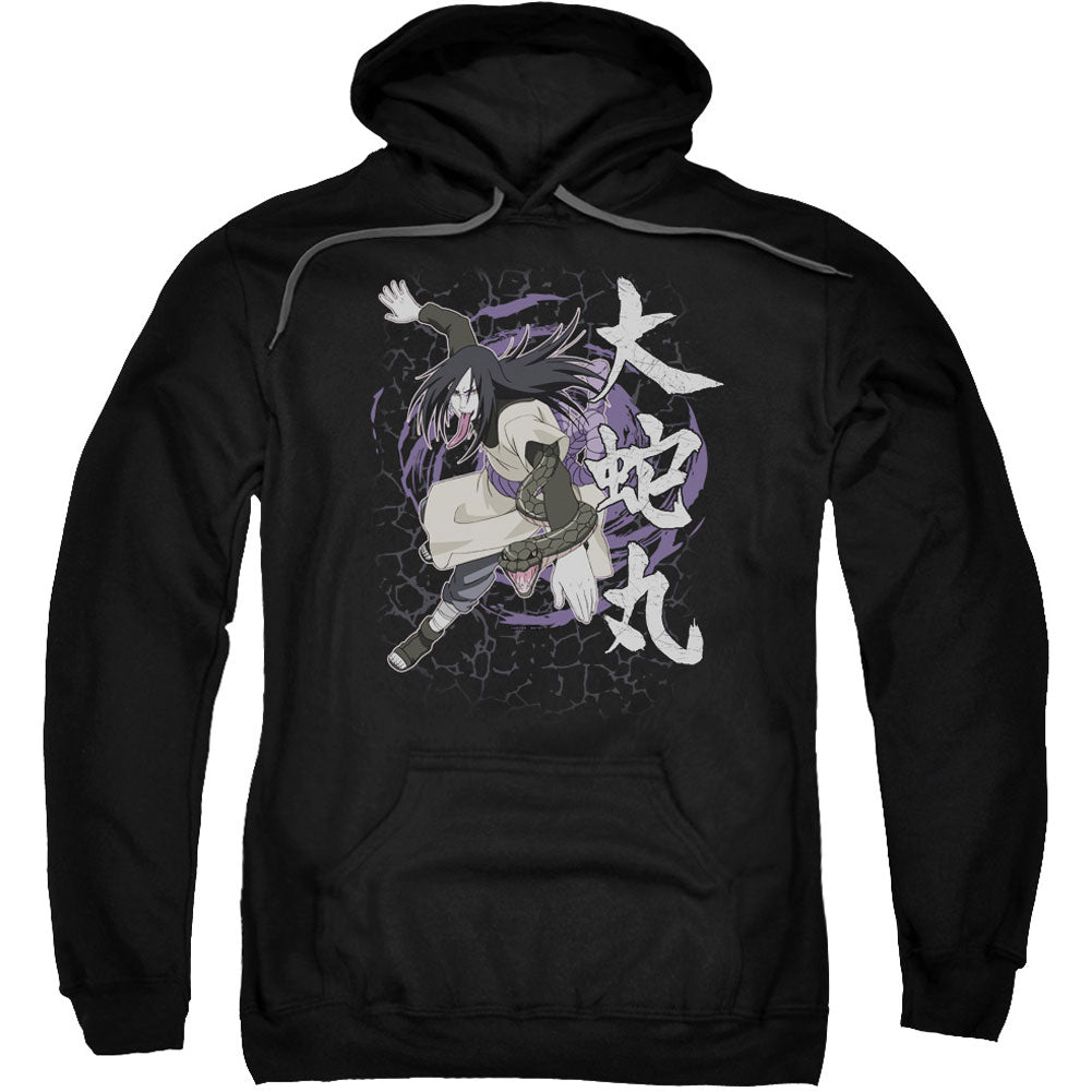 Naruto Leaves Headband Adult 25% Poly Hooded Sweatshirt Front