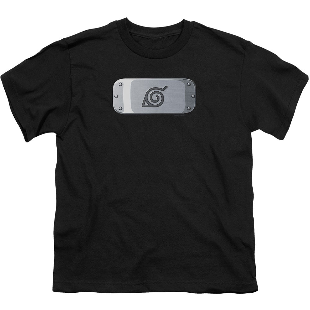 Naruto Leaves Headband Youth T-shirt Front
