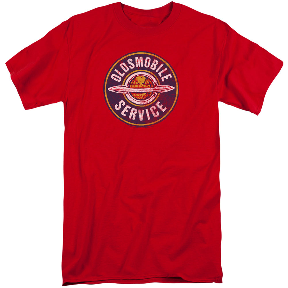 Oldsmobile Vintage Service Adult Tall T-shirt Tall Front