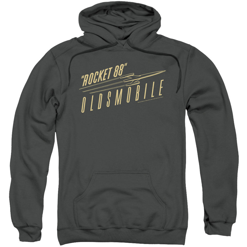 Oldsmobile Retro 88 Adult 25% Poly Hooded Sweatshirt Front