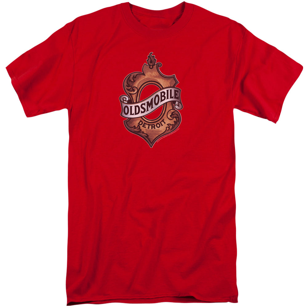 Oldsmobile Detroit Emblem Adult Tall T-shirt Tall Front
