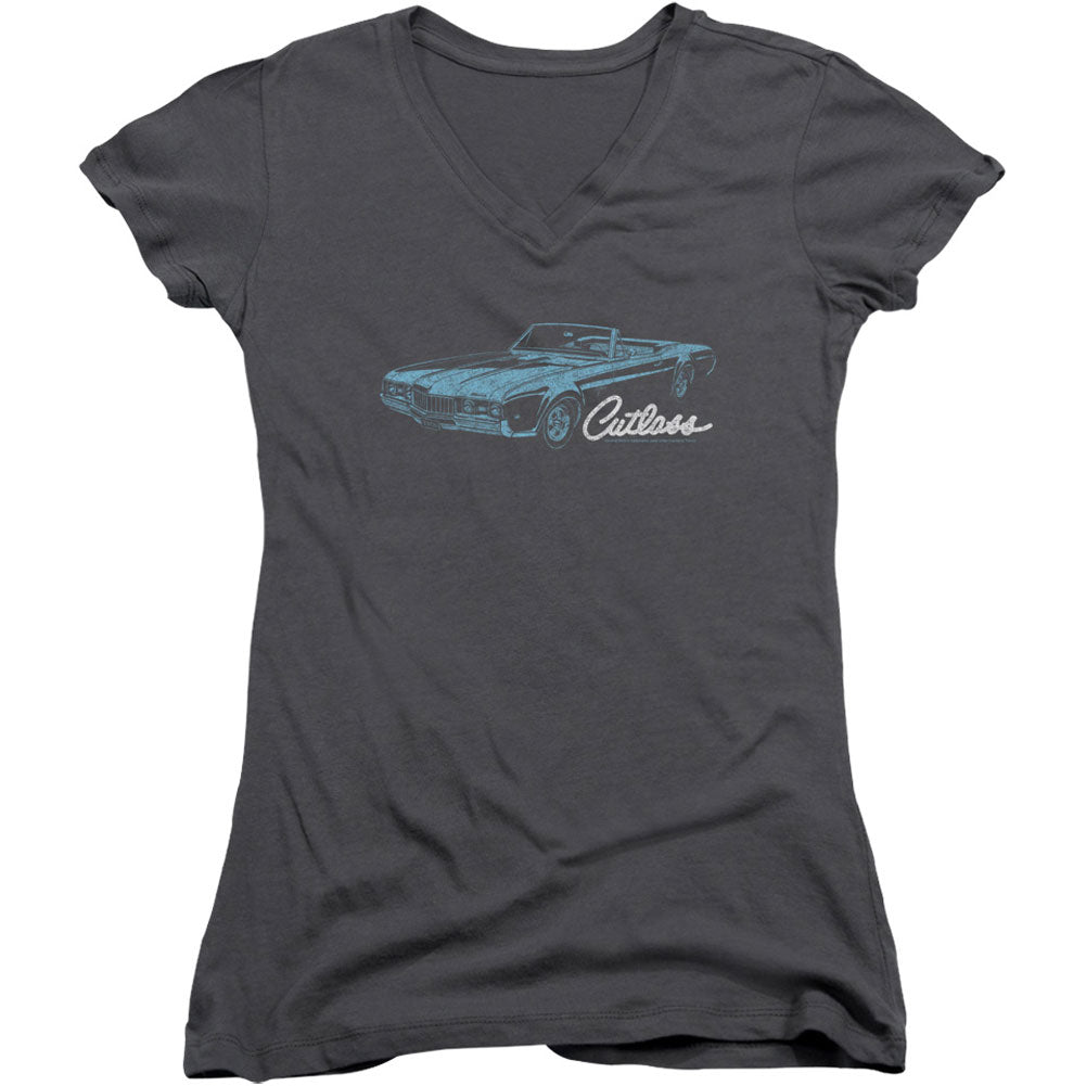 Oldsmobile 68 Cutlass V-Neck Junior Top Front