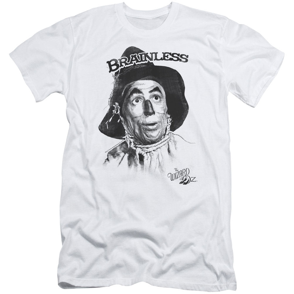 Wizard Of Oz Brainless Adult Slim Fit Slim Fit T-shirt Front