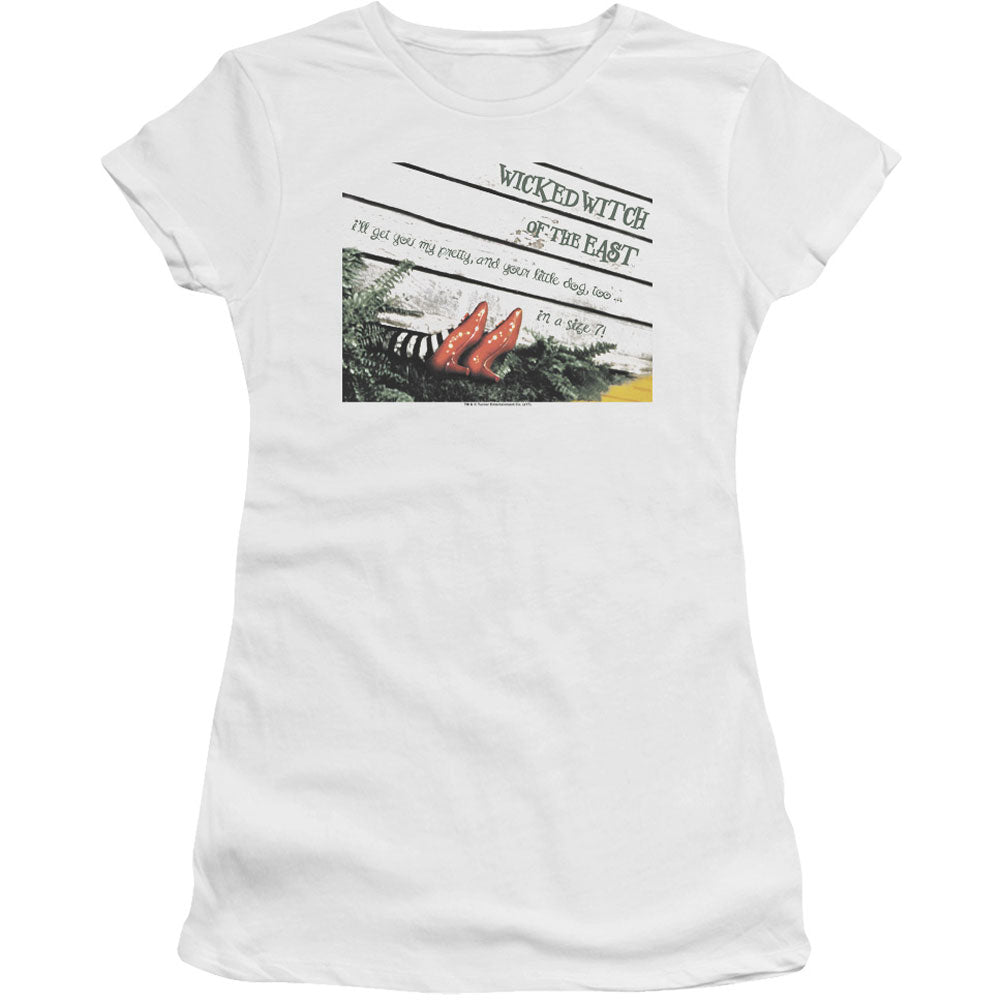Wizard Of Oz Size 7 Cap Sleeve Junior Top Front