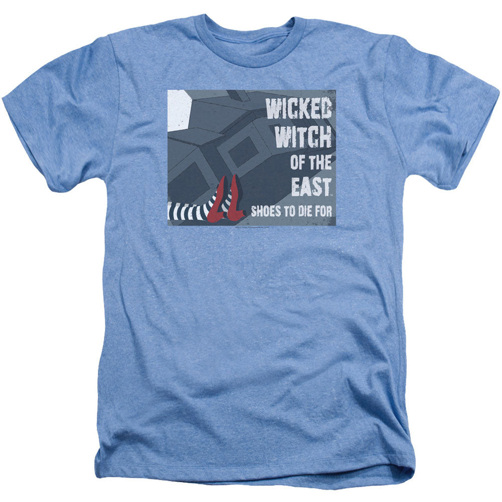 Wizard Of Oz Shoes To Die For Adult Heather 40% Poly T-shirt Front