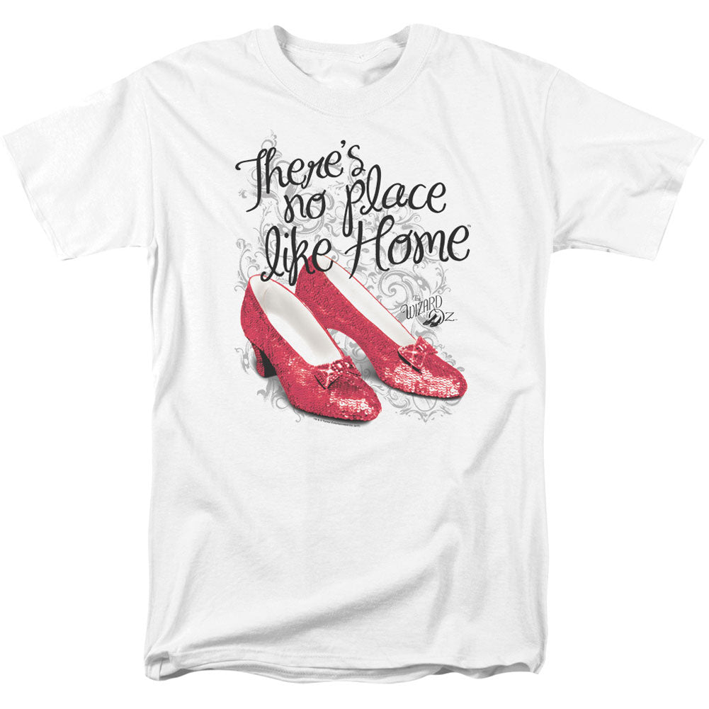 Wizard Of Oz Ruby Slippers Adult T-shirt Front