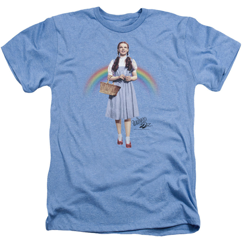 Wizard Of Oz Over The Rainbow Adult Heather 40% Poly T-shirt Front