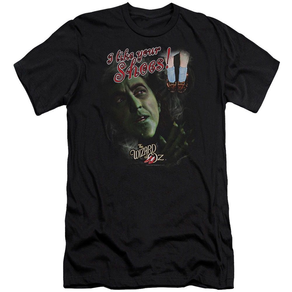Wizard Of Oz I Like Your Shoes Premium Canvas Brand Slim Fit T-shirt Front
