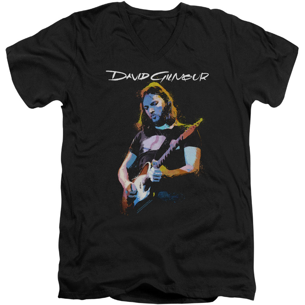 David Gilmour Guitar Gilmour Adult V-Neck Slim Fit T-shirt Front