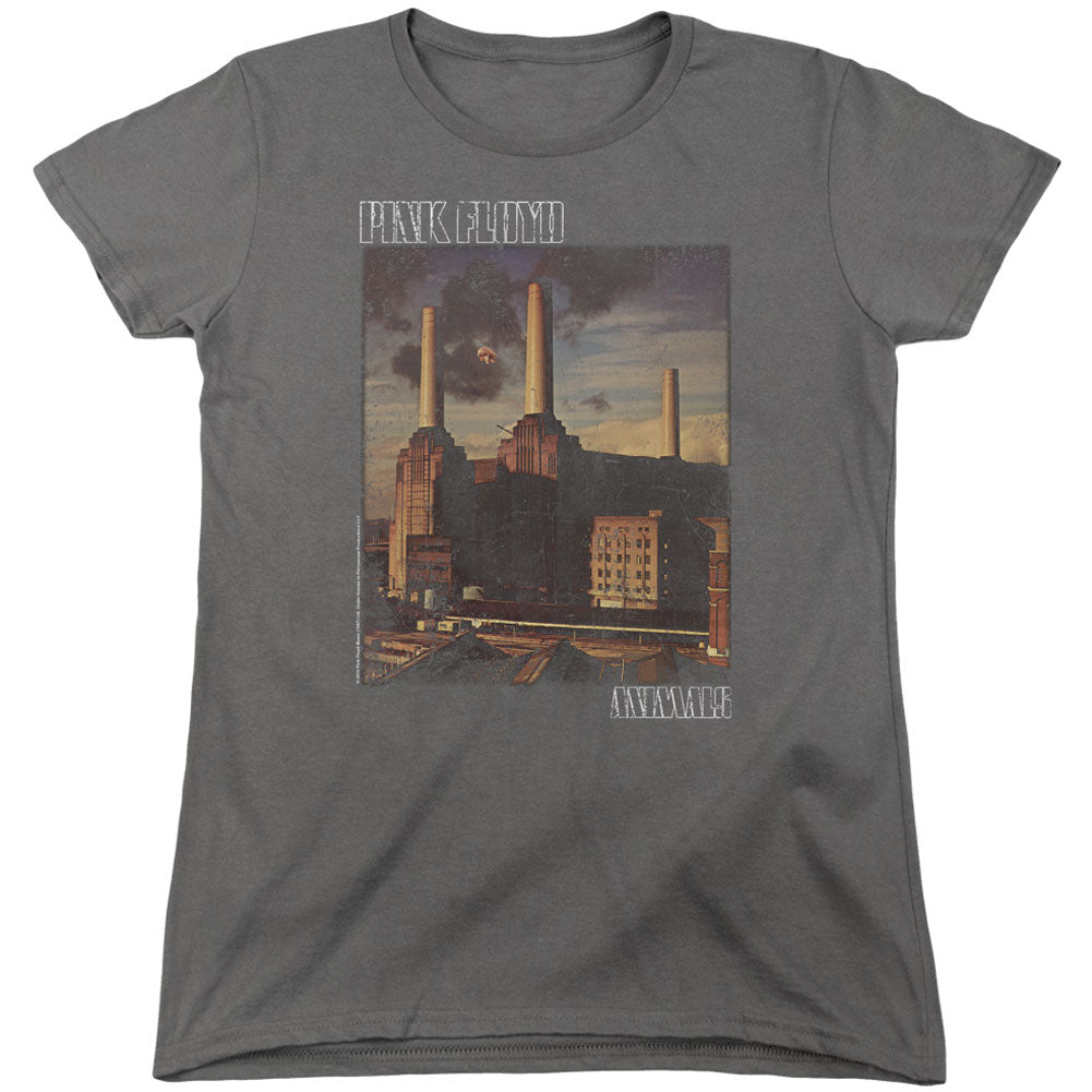 Pink Floyd Faded Animals Junior Top Front