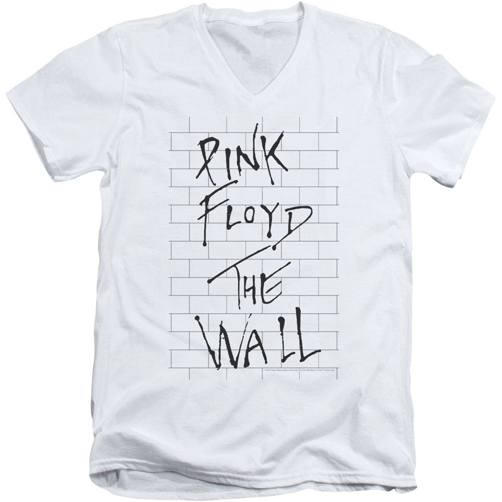 Roger Waters The Wall 2 Adult V-Neck Slim Fit T-shirt