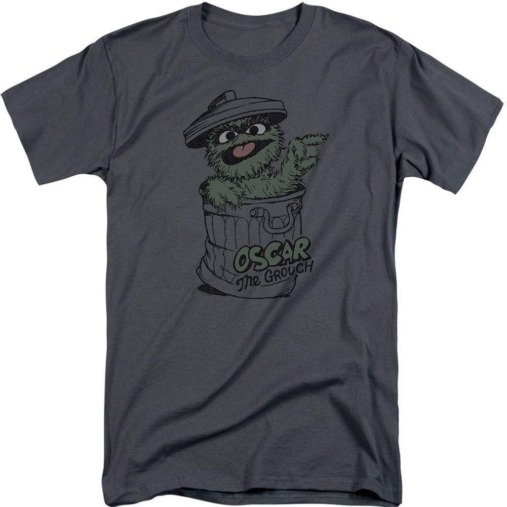 Sesame Street Early Grouch Adult Tall T-shirt Tall Front