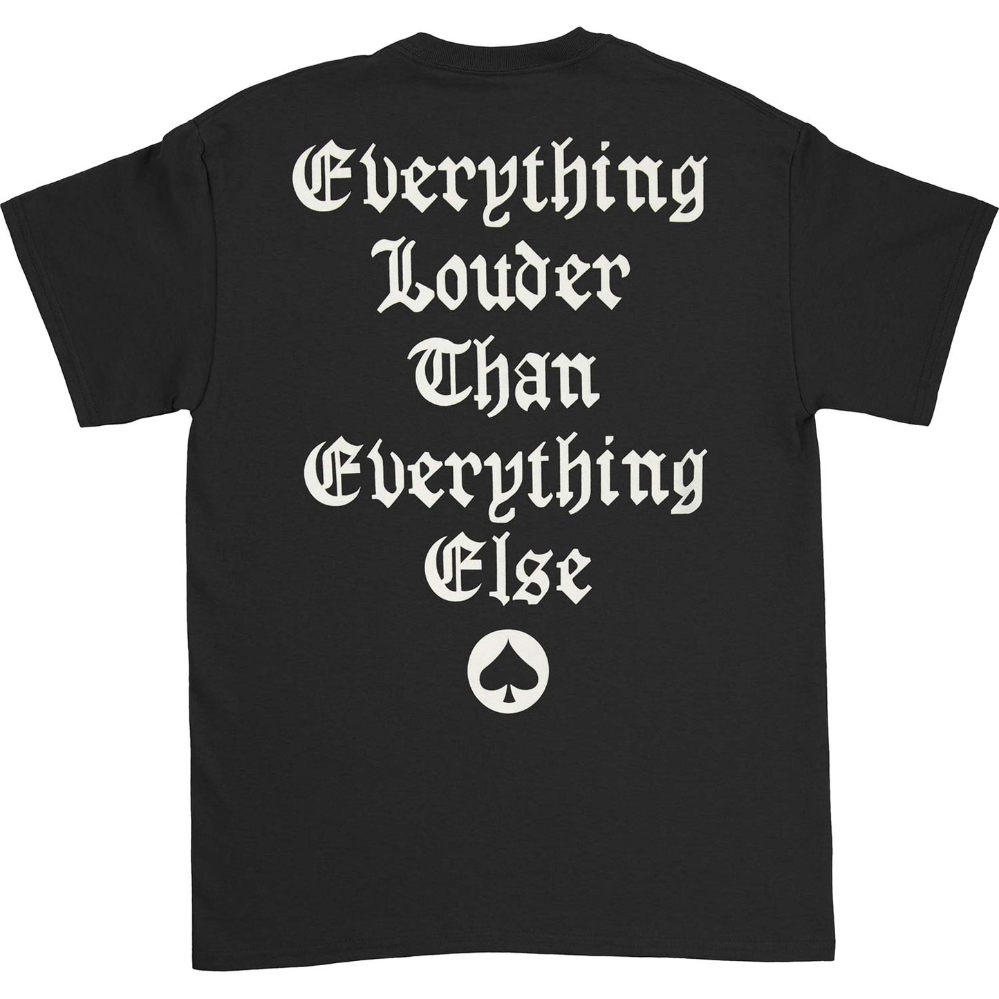 Motorhead England F&B Louder Than Everything T-shirt Back