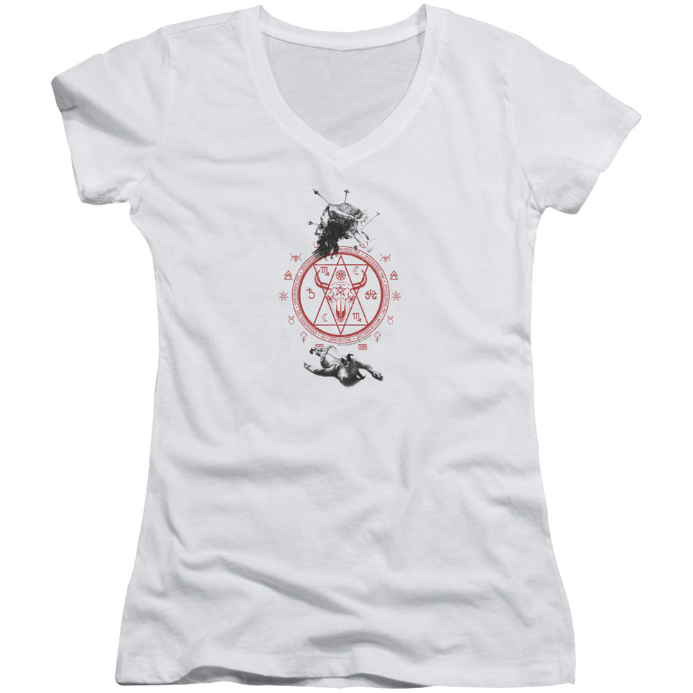 American Horror Story As Above So Below V-Neck Junior Top Front
