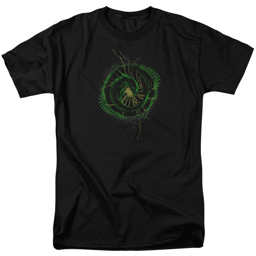 Alien Xenomorph Shield Adult T-shirt Front