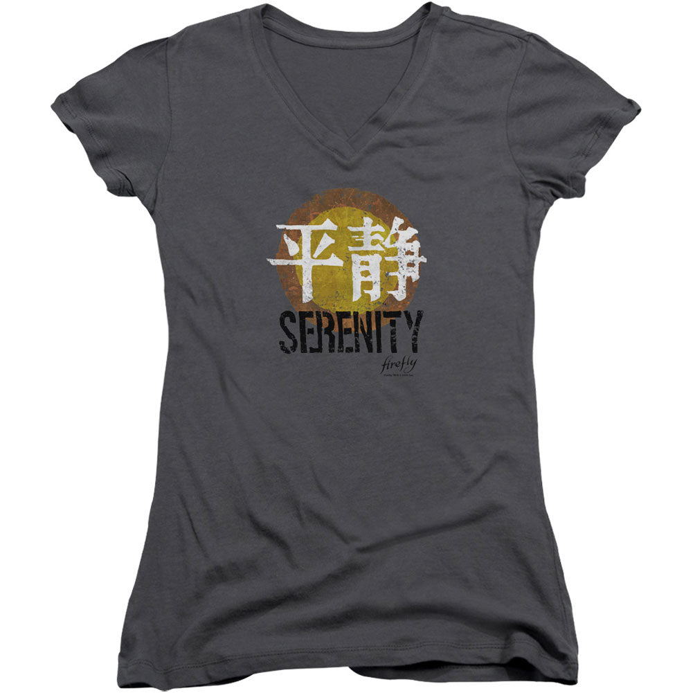 Firefly Serenity Logo V-Neck Junior Top Front