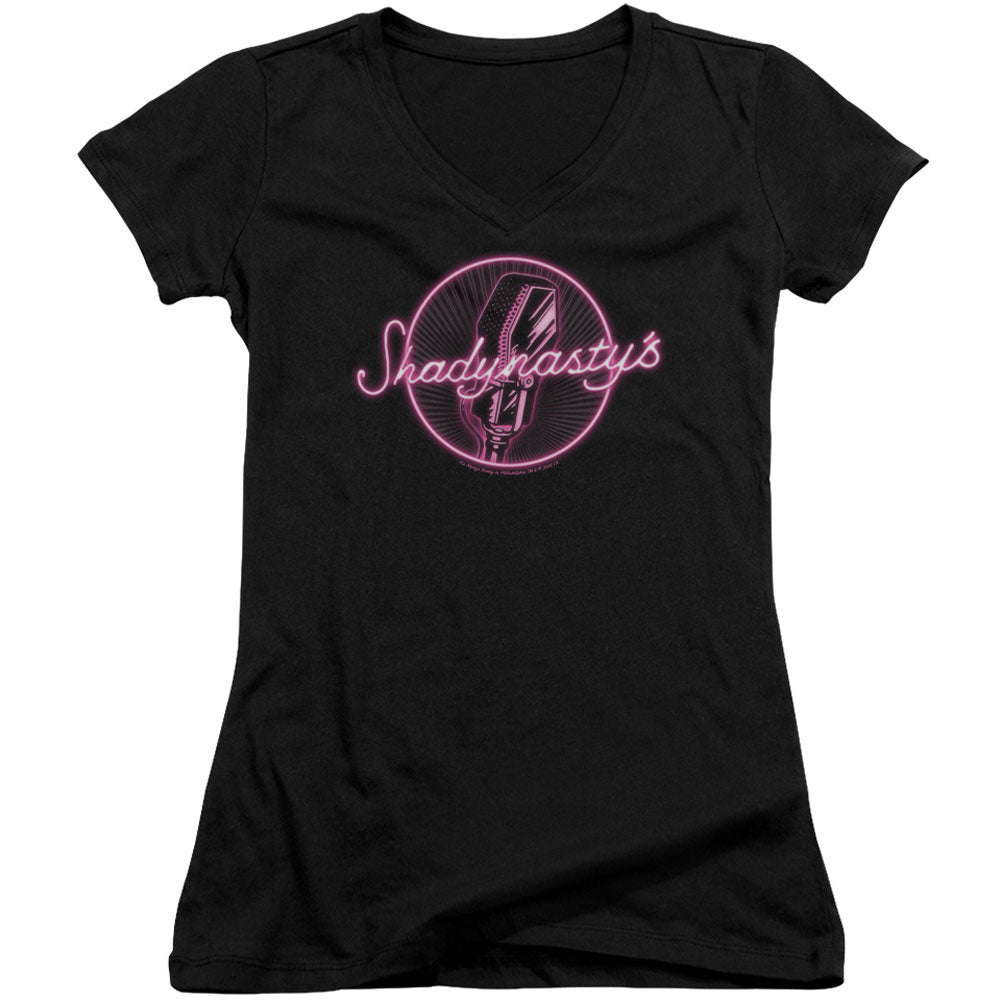 Its Always Sunny In Philadelphia Shadynastys V-Neck Junior Top Front