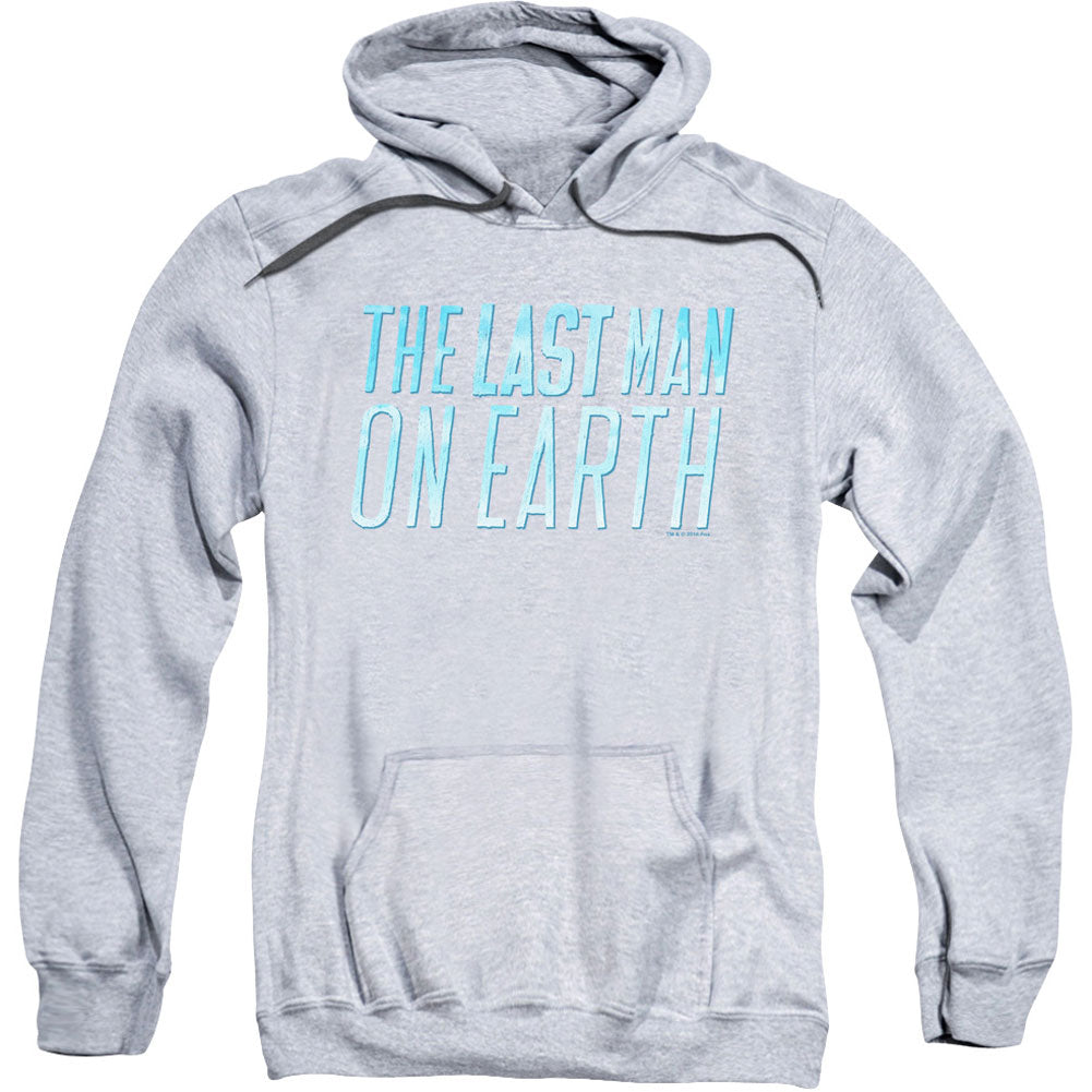Last Man On Earth Logo Adult 25% Poly Hooded Sweatshirt Front