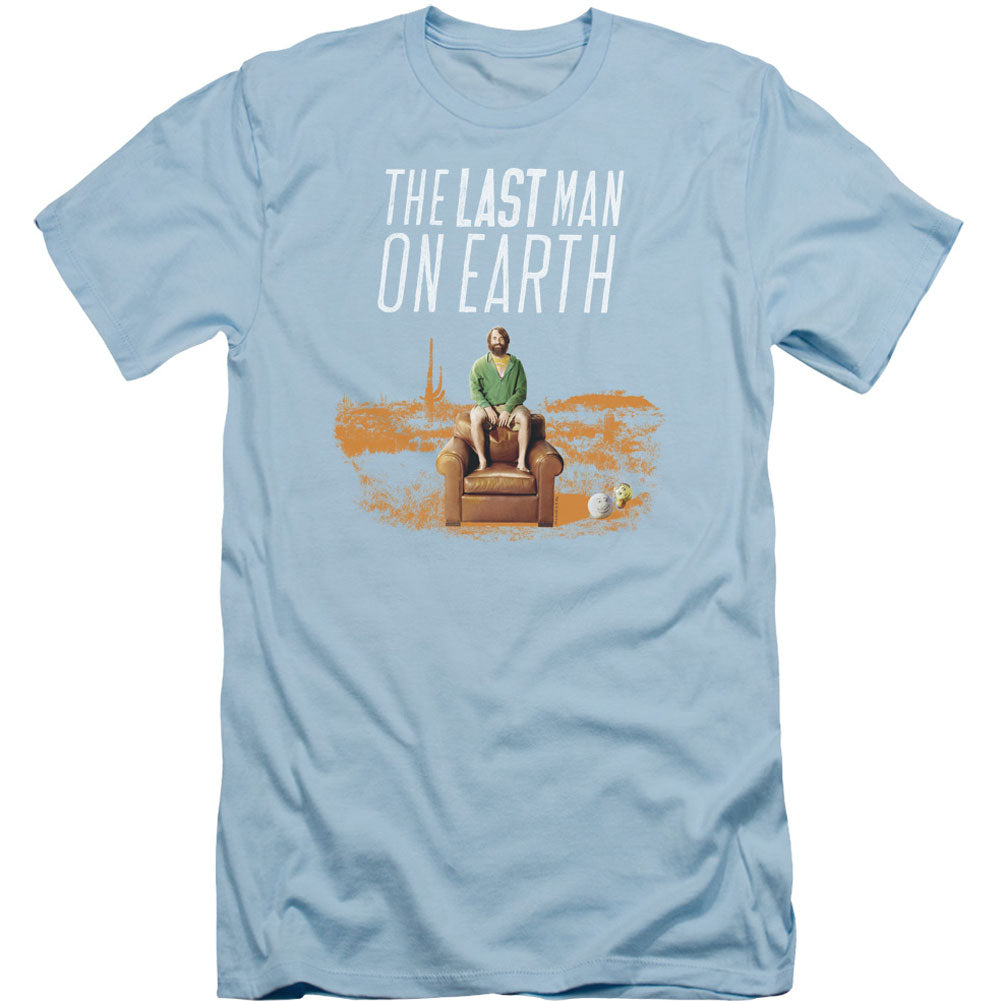 Last Man On Earth Phil On Chair Adult Slim Fit Slim Fit T-shirt Front