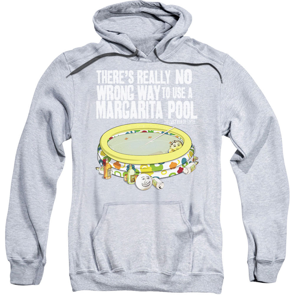 Last Man On Earth Phil On Chair Adult 25% Poly Hooded Sweatshirt Front