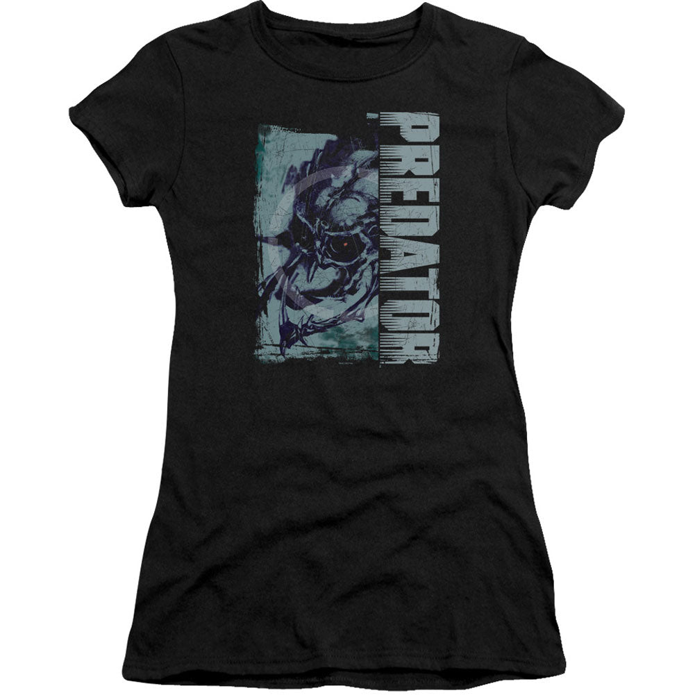 Predator Yautja Skull Cap Sleeve Junior Top Front