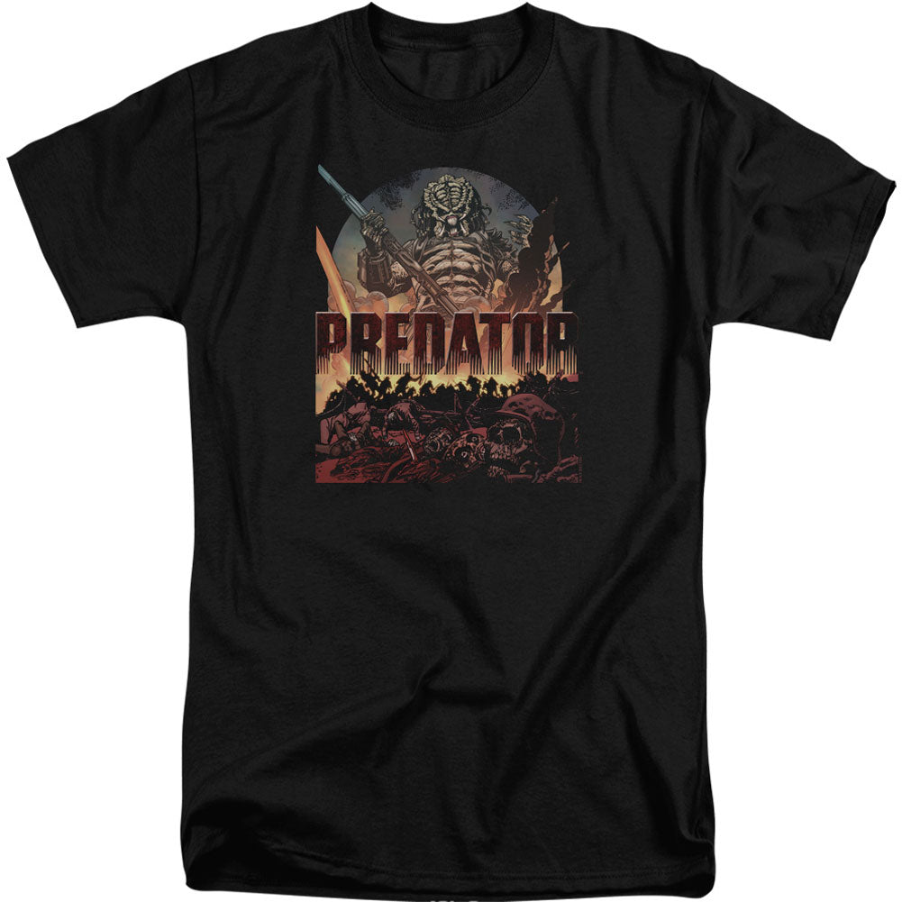 Predator Battle Adult Tall T-shirt Tall Front