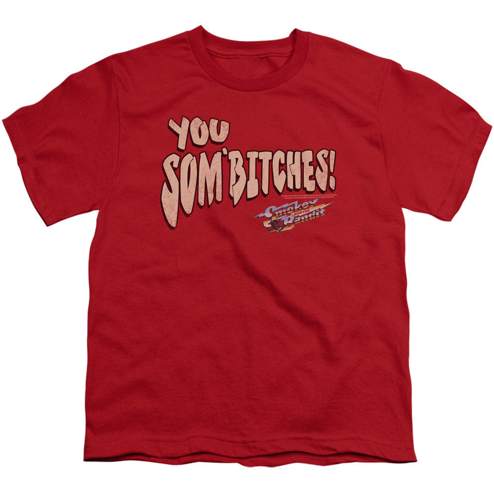 Smokey & The Bandit Sombitch Youth T-shirt Front
