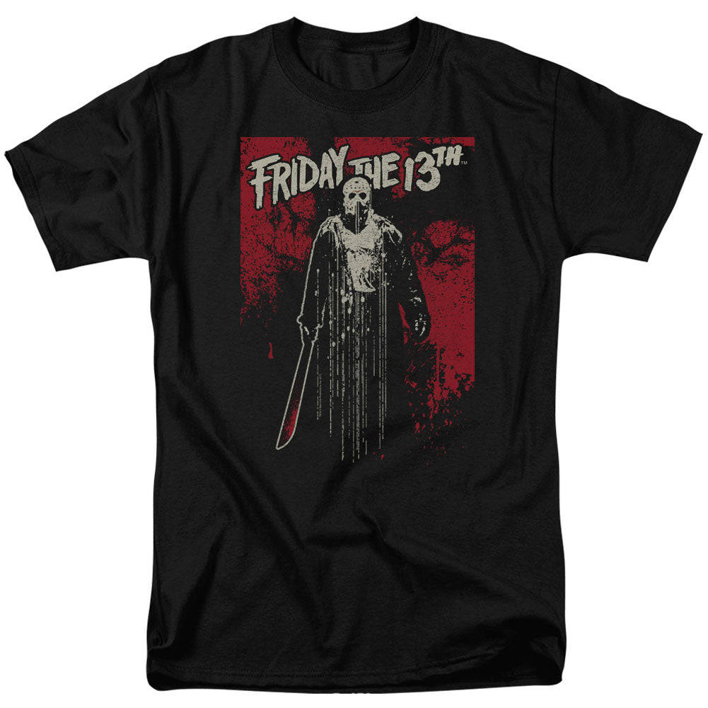 Friday The 13th Drip Adult T-shirt Front