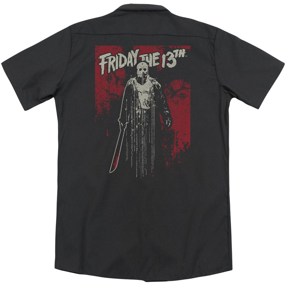 Friday The 13th Drip (Back Print) Workshirt Back