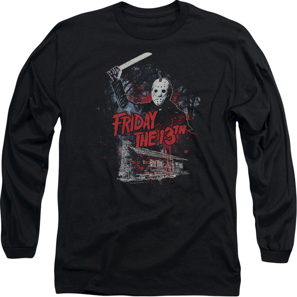 Friday The 13th Cabin Long Sleeve Front