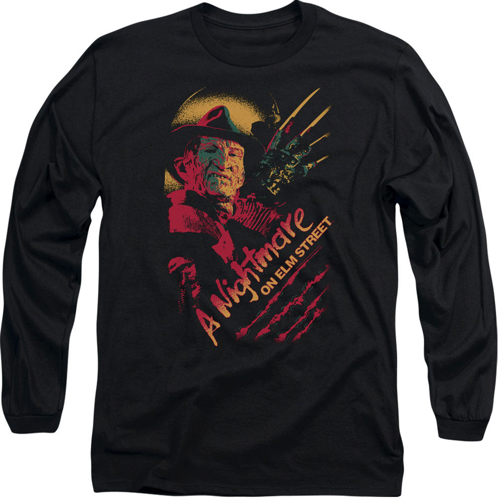 Nightmare On Elm Street Freddy Claws Long Sleeve Front