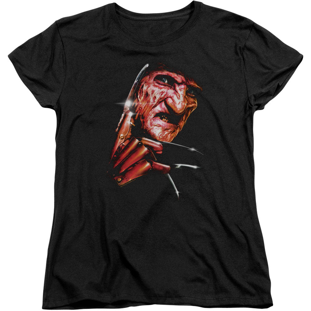 Nightmare On Elm Street Freddys Face Junior Top Front