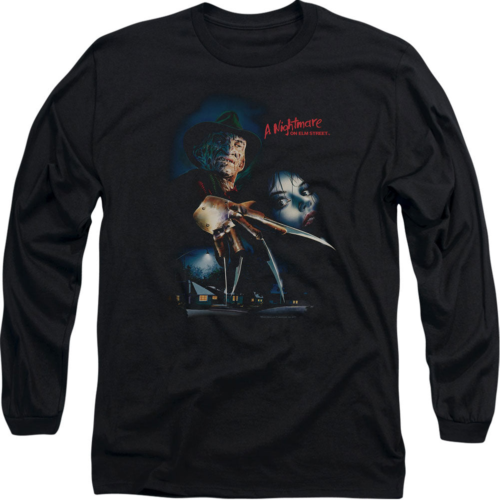 Nightmare On Elm Street Elm Street Poster Long Sleeve Front