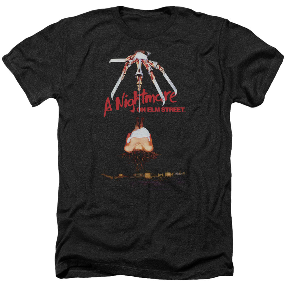 Nightmare On Elm Street Alternate Poster Adult Heather 40% Poly T-shirt Front